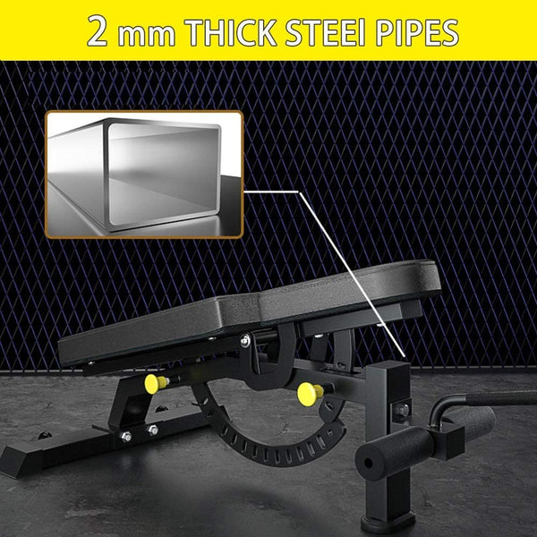 Adjustable Strength Training Bench Press Home Full Body Workout Foldable Weight Benches Gym Multi-functional Fitness Dumbbell Chair