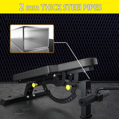 Adjustable Strength Training Bench Press Home Full Body Workout Foldable Weight Benches Gym Multi-functional Fitness Dumbbell Chair