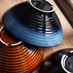 bowl tableware Retro Salad Bowl Personality Tableware