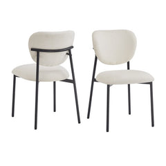 Upholstered Dining Chairs With Metal Legs