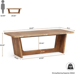 Large Home Office Desk With Solid Wooden Pedestal