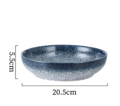 Japanese Ceramic Deep Plate Bowl