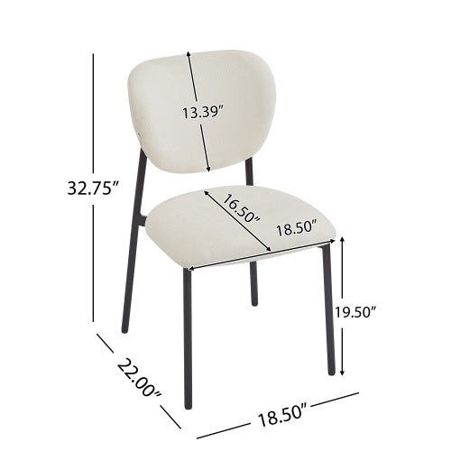 Upholstered Dining Chairs With Metal Legs