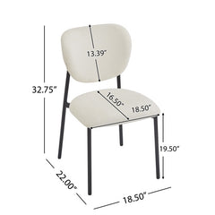 Upholstered Dining Chairs With Metal Legs