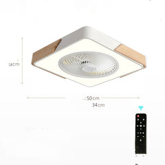 Modern Ceiling Fan With Light And Control Home Decor Lamp