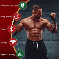 5 PC Set Resistance Band Resistance Bands, Exercise Bands, Exercise Resistance Bands, Exercise