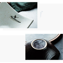 Minimalist Japanese Ceramic Plates