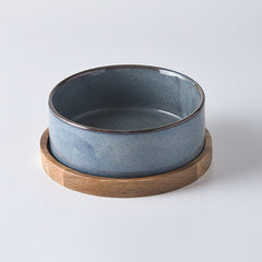 Pet Double Bowl Anti-tumble Drinking Water Rice Basin