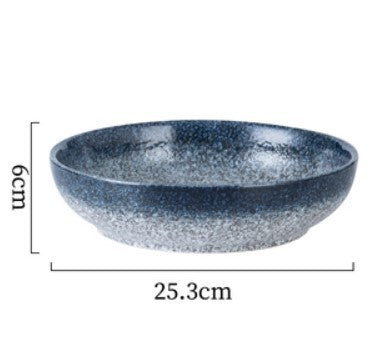 Japanese Ceramic Deep Plate Bowl