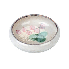 Ceramic Japanese Round Snack Plate