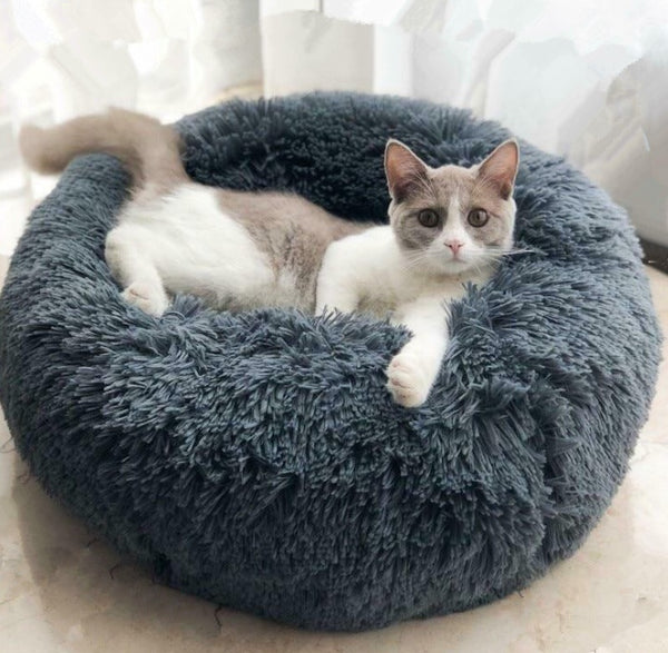 Round Plush Cat and dog Bed