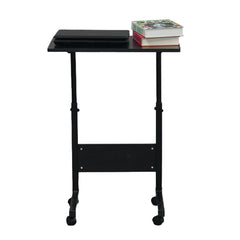 Movable Multi-purpose Side Tables, Computer Desk-black