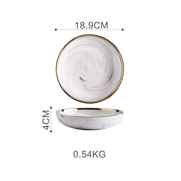 Porcelain Marble Design Tableware