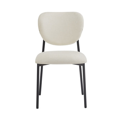 Upholstered Dining Chairs With Metal Legs