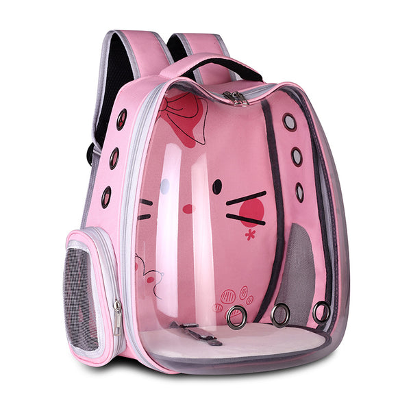 Pet Backpack Breathable Over Shoulder Elevated Carrier