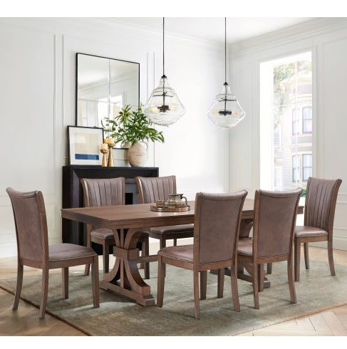 Mid Century Modern Wooden Table For Dining Room