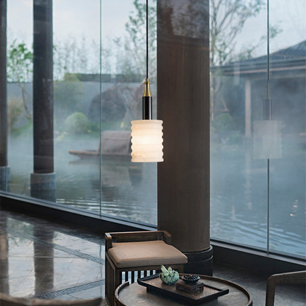 New Chinese Style Marble Small Droplight