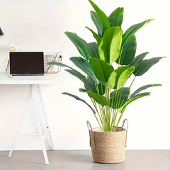 Simulated Plant 18-leaf Traveler's Banana Green Plant Ornament