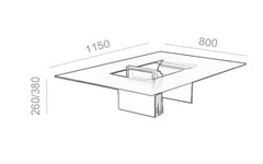 Metal Coffee Coffee Side Table