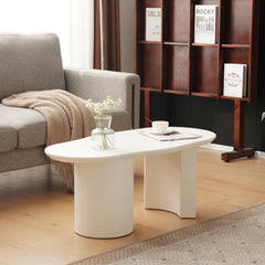 White Wooden Painted Coffee Table