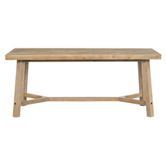 6-piece Retro Farmhouse Style Dining Set, Rectangular Table And 4 Upholstered Chairs and Bench