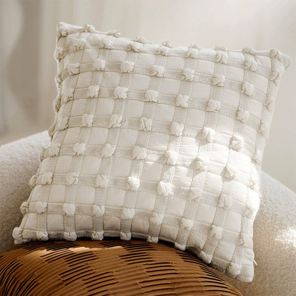 Linen Nordic Style Throw Pillow Covers With Tassel Cushion Cases