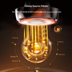 Vibrating Hot-and-cold Therapy Red Light RF Water Infusion Microcurrent Facial Lifting Beauty Device