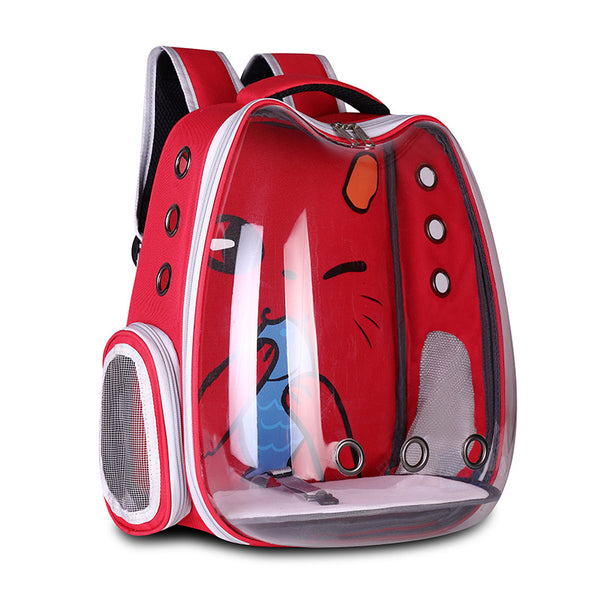 Pet Backpack Breathable Over Shoulder Elevated Carrier