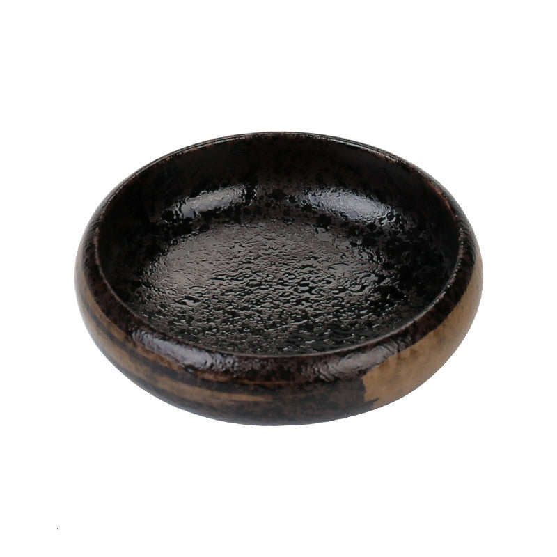 Ceramic Japanese Round Snack Plate