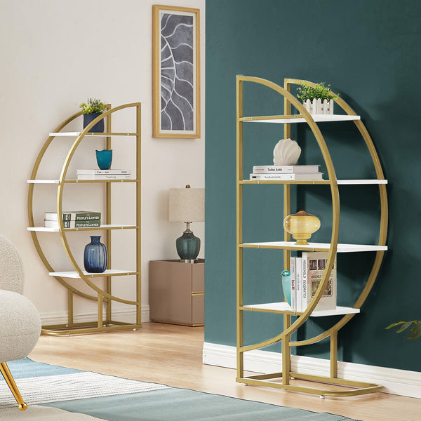 4-Tier Home Office Open Bookshelf