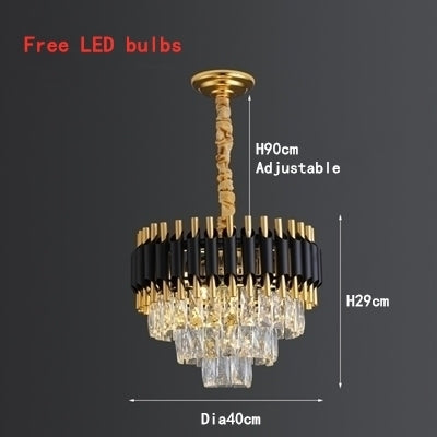 Nordic Creative Crystal Living Room Chandelier