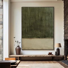 New Design Modern Large Wall Painting Hand Painted Acrylic Green Texture Abstract Oil Painting On Canvas For Living Room Home Decor