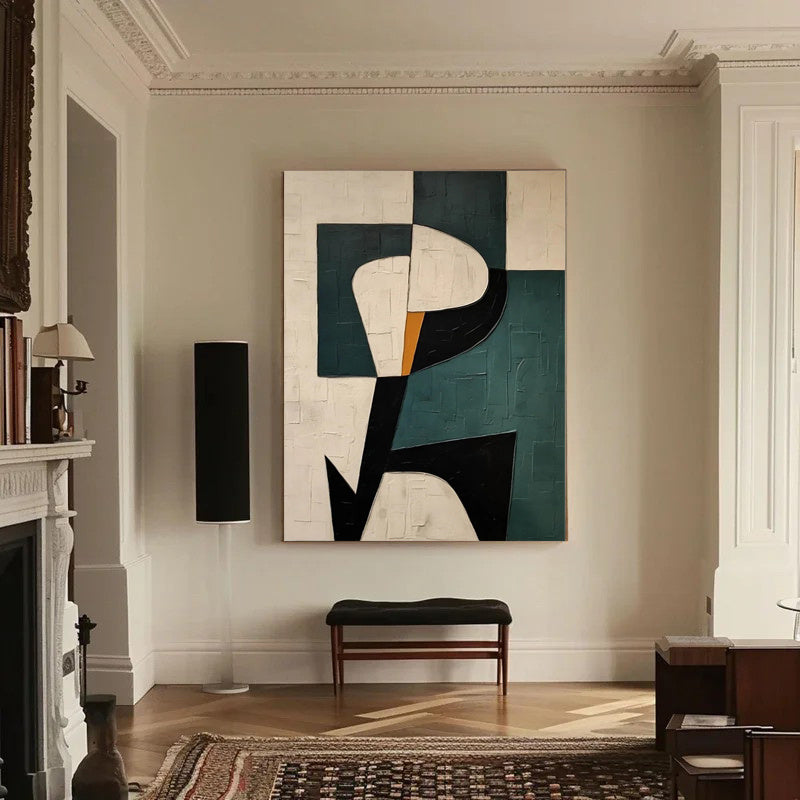 Abstract Modernism Oil Painting Unstretched Canvas Art