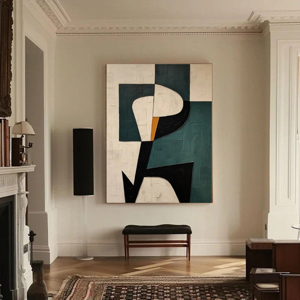 Handmade Oil Painting Canvas Wall Art Decoration Modern Green Abstract Texture For Home Decor Rolled Frameless Unstretched Painting