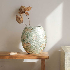 Handmade Shell Decorative Vase Creative Table Flower Container