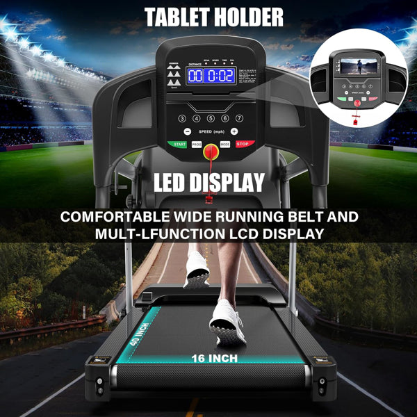 Compact Folding Treadmill For Home