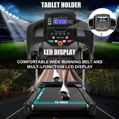 Compact Folding Treadmill For Home