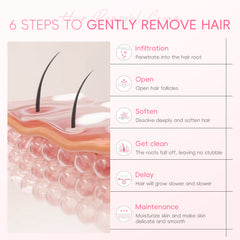 Depilatory Hair Removal Cream For Legs or Hair Under Armpit