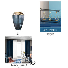 Living Room TV Cabinet Dining Room Simple Light Luxury Glass Vase