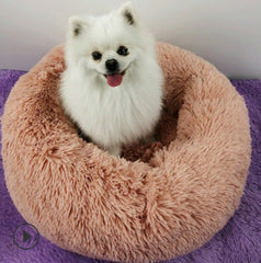 Round Plush Cat and dog Bed
