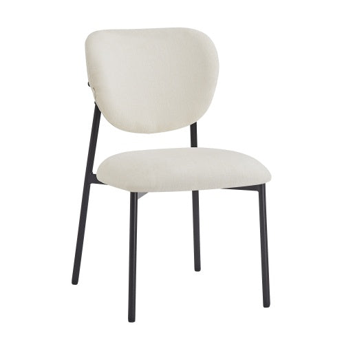 Upholstered Dining Chairs With Metal Legs