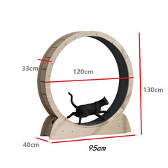 Cat Wheel Treadmill Roller Large for Stimulation and Weight Loss Exercise