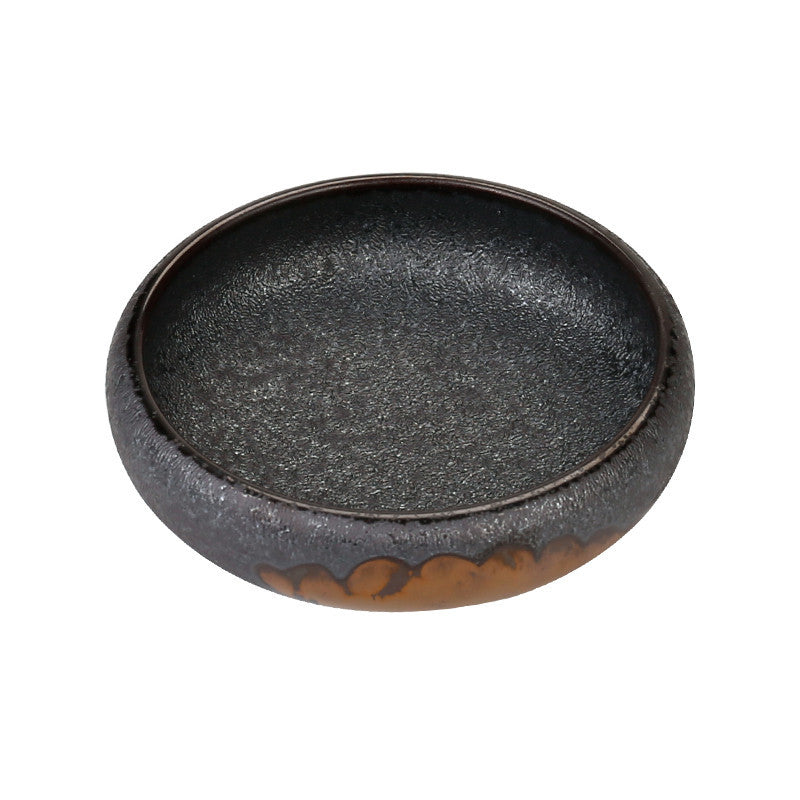 Ceramic Japanese Round Snack Plate