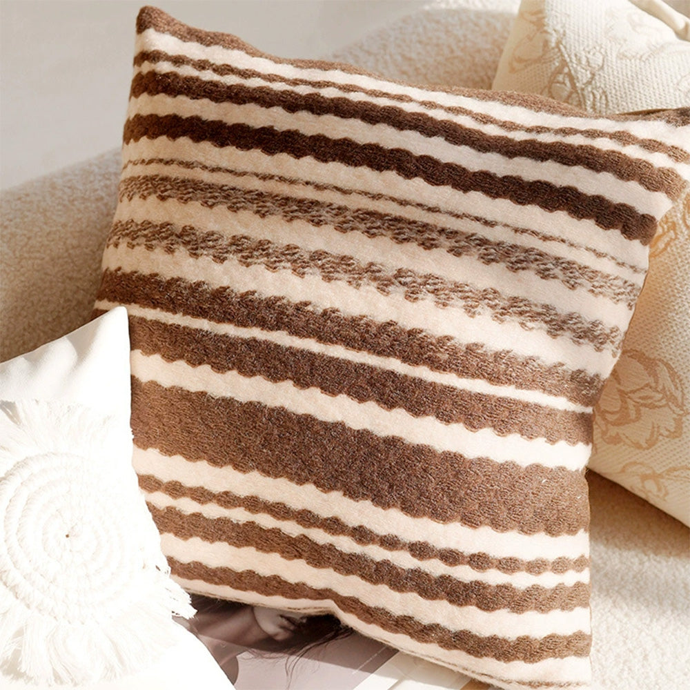 Linen Nordic Style Throw Pillow Covers With Tassel Cushion Cases